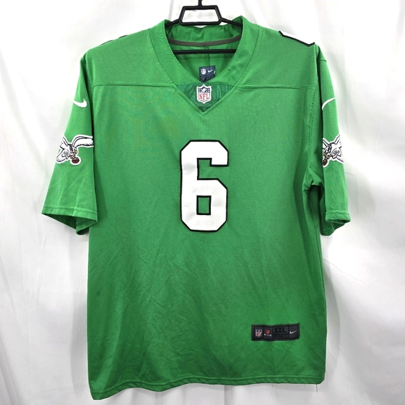 Nike On Field Philadelphia Eagles DeVonta Smith Kelly Green Jersey Size 2XL #6. - Picture 2 of 7